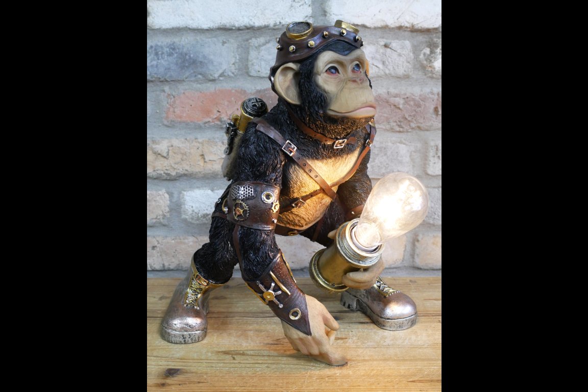 Steampunk Monkey Light