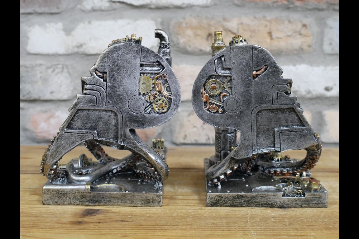 Steampunk Bookends