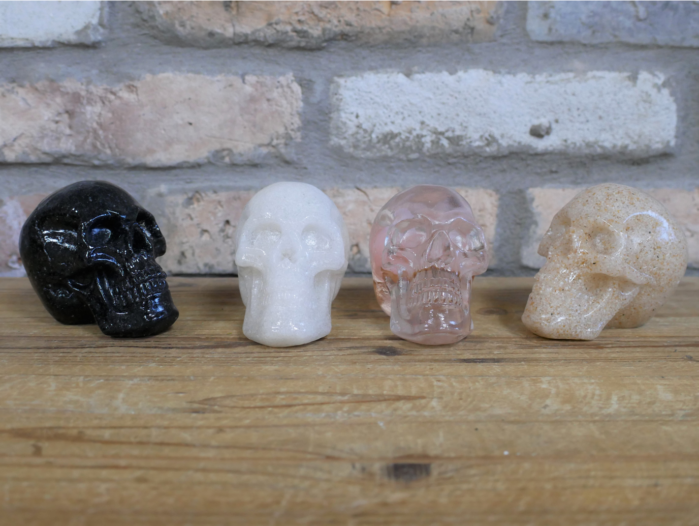 Set Of 4 Skulls