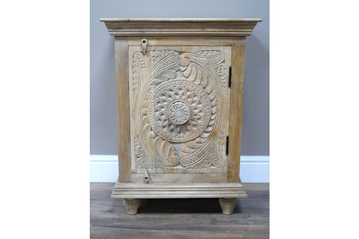 Carved Storage Cabinet