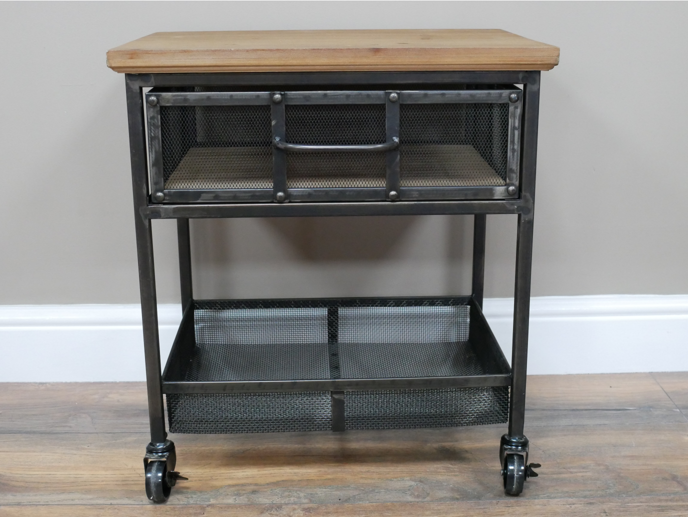 Industrial Bedside Cabinet