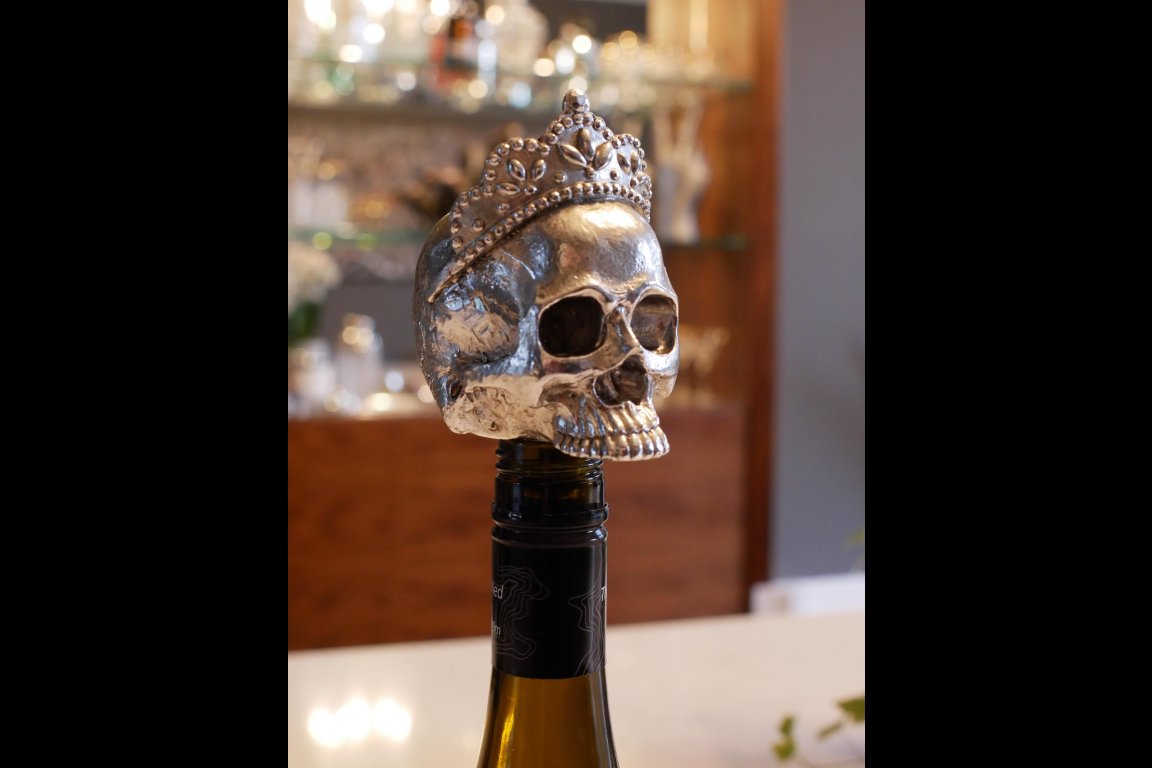 Skull Wine Stopper