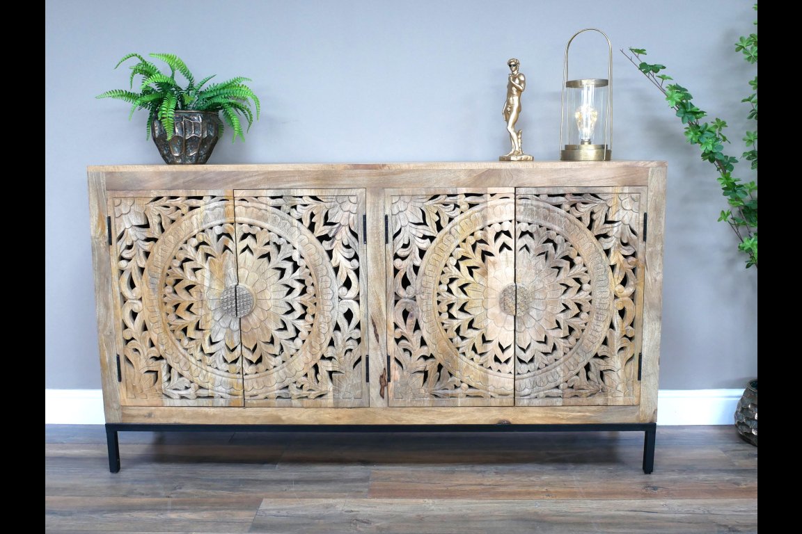 Large Carved Sideboard
