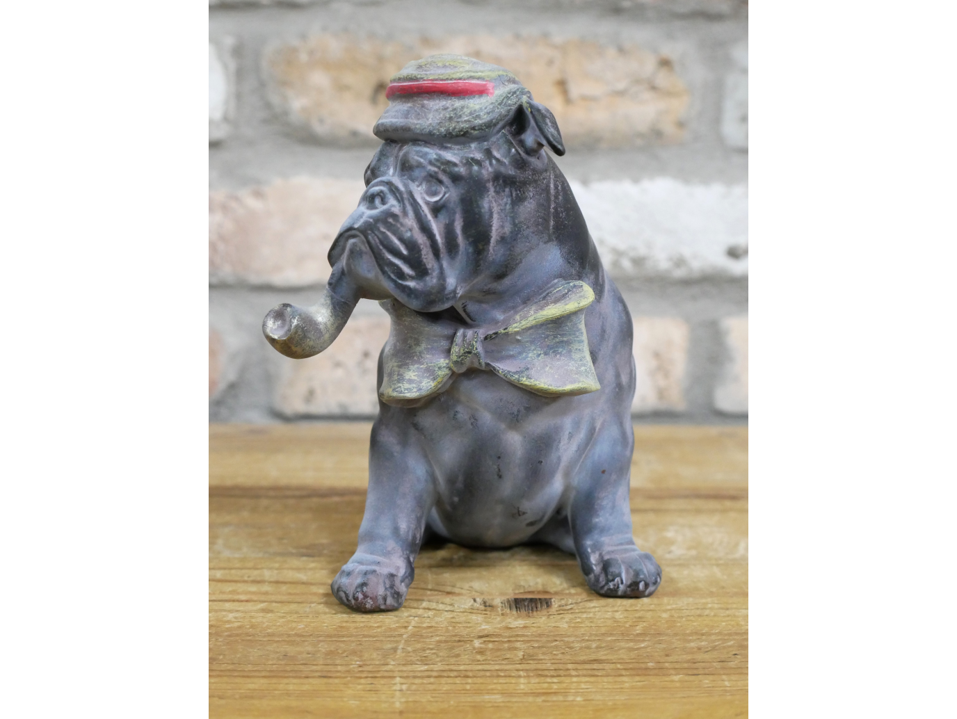 Bulldog With Pipe