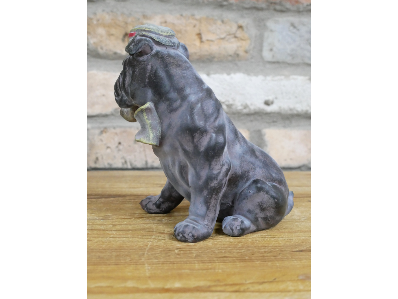 Bulldog With Pipe