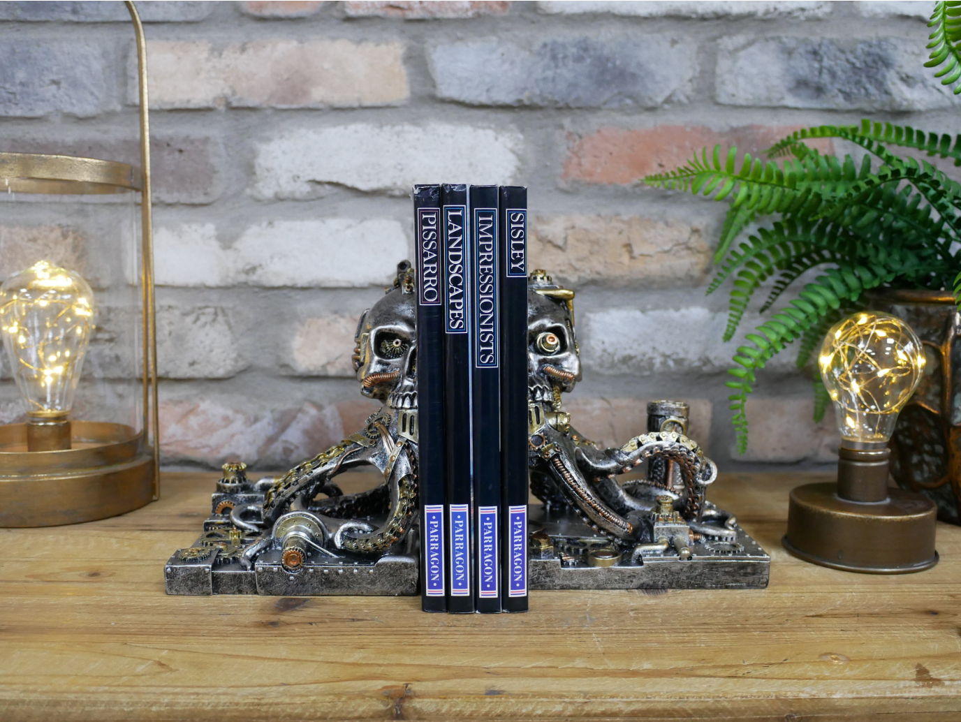 Steampunk Bookends