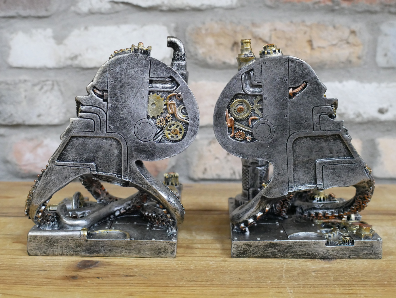 Steampunk Bookends