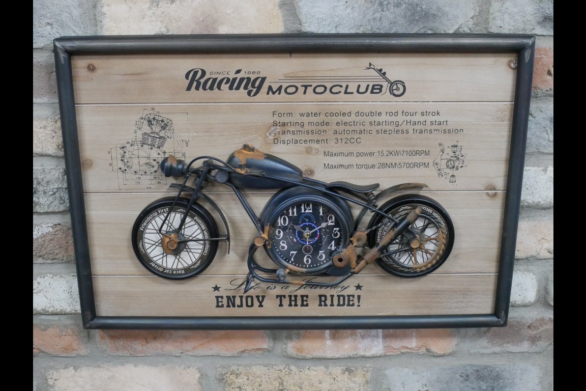 Motorbike Clock