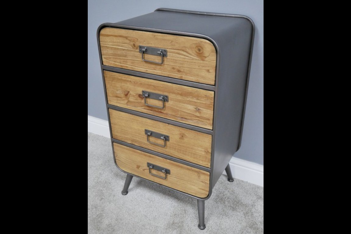 Large Retro Industrial Cabinet