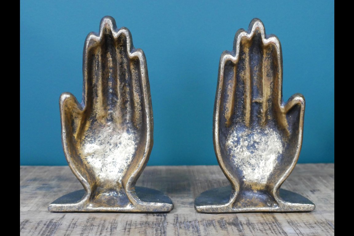 Hands Bookends