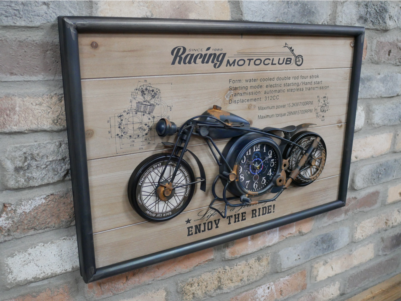 Motorbike Clock