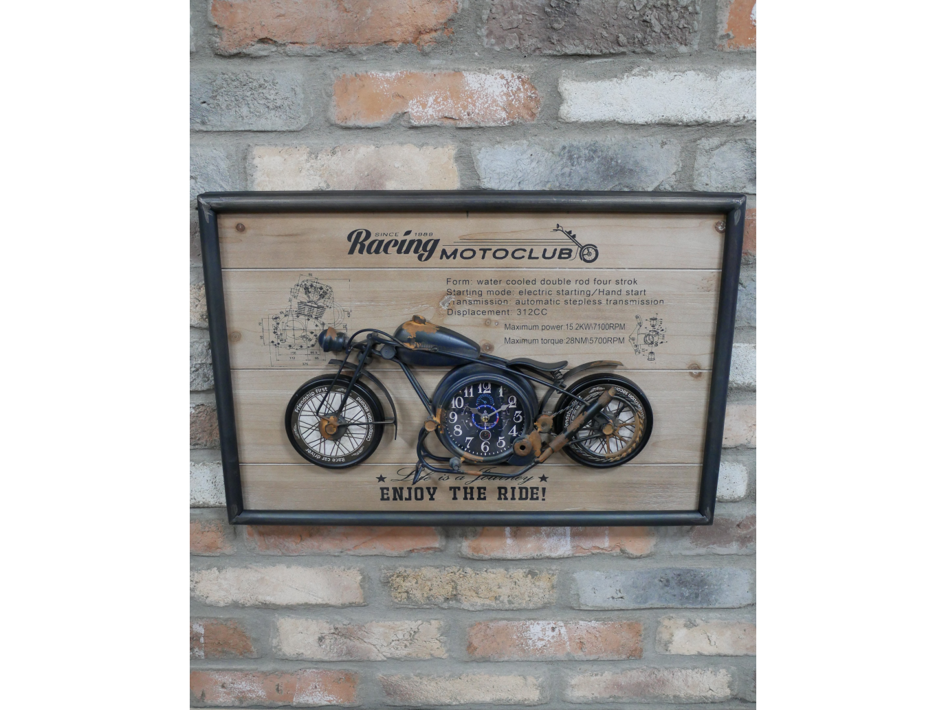 Motorbike Clock