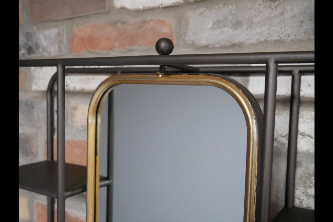 Wall Unit With Mirror