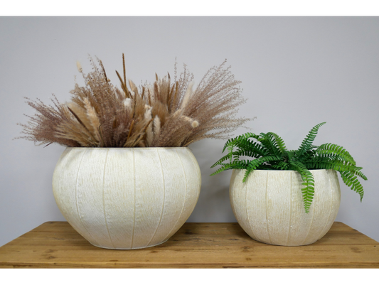 Set Of 2 Metal Planters