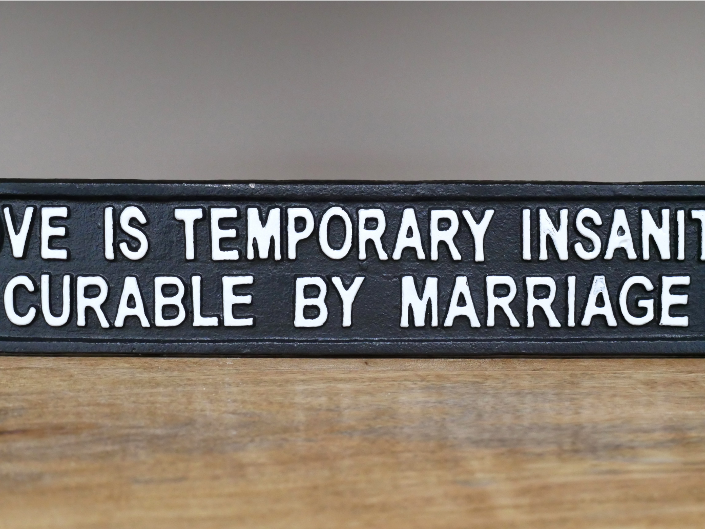 Sign - Love is Temporary