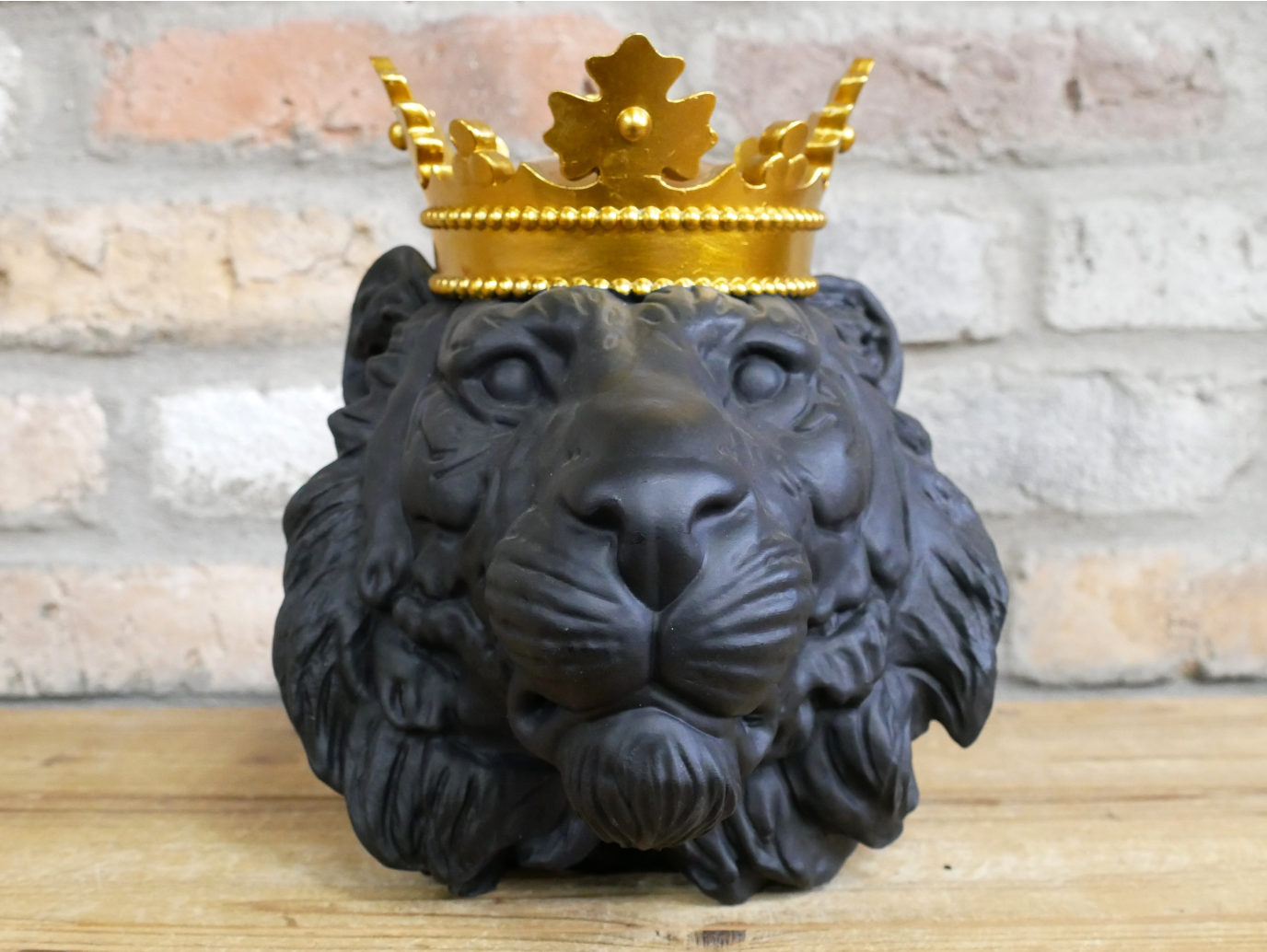 Lion Head With Crown