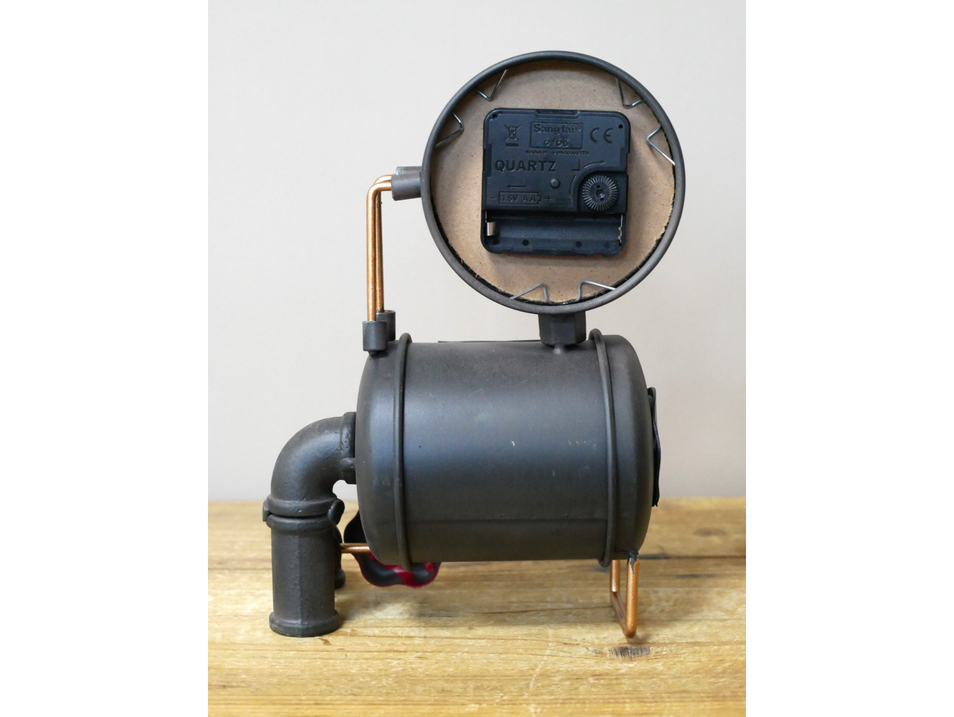 Pipe Clock & Money Bank