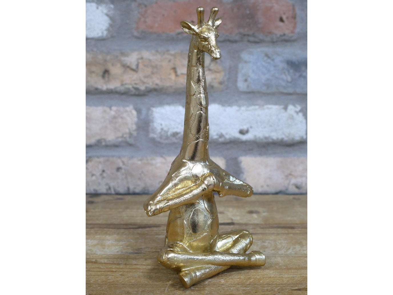 Set Of 3 Yoga Giraffes