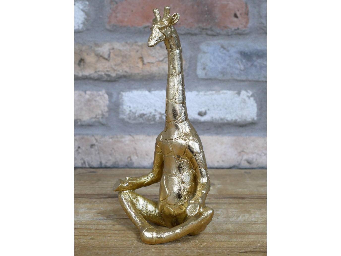 Set Of 3 Yoga Giraffes