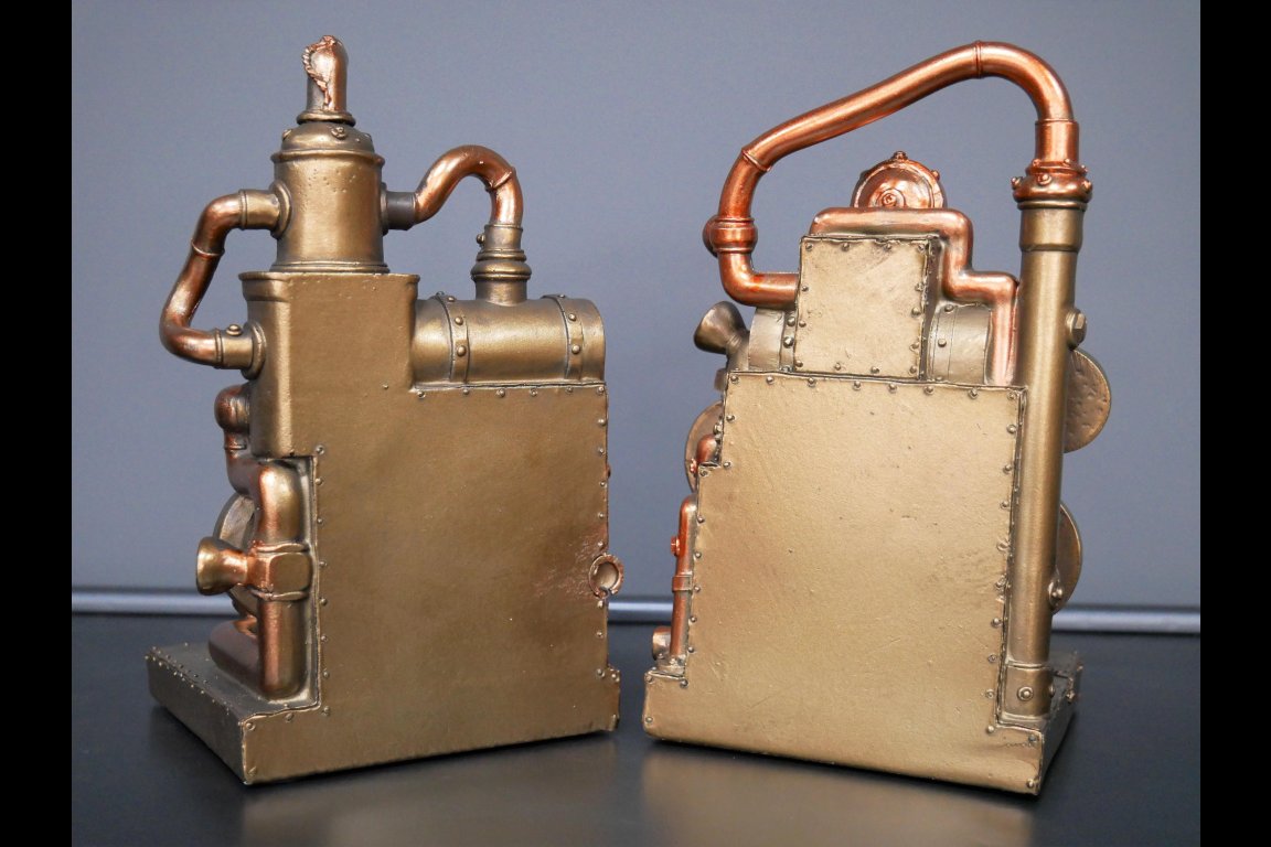 Steampunk Bookends