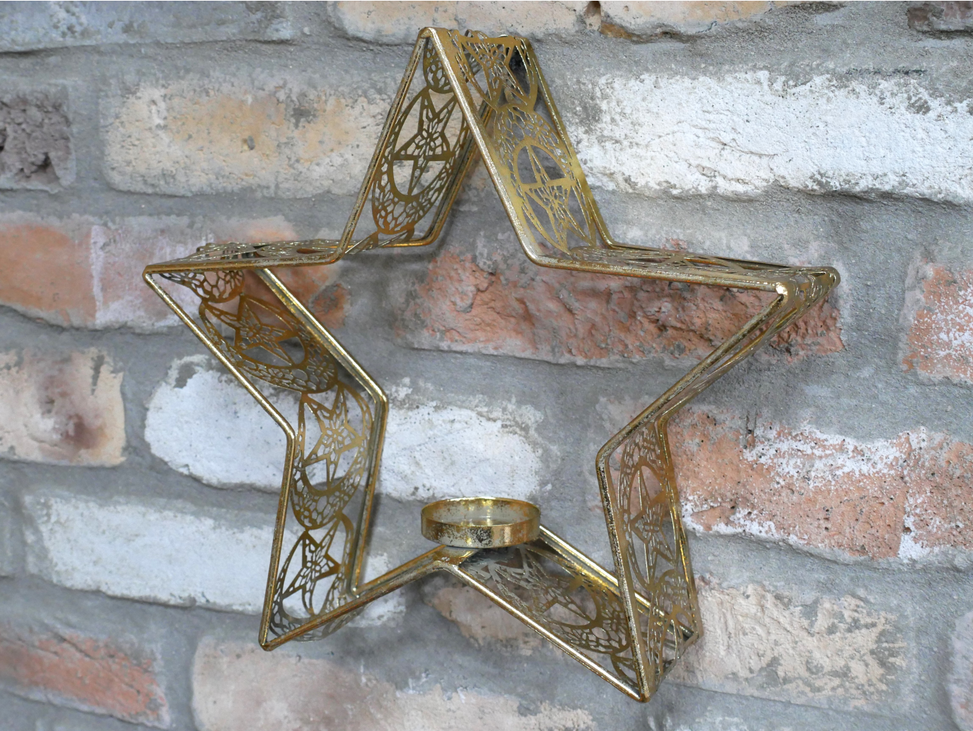 Star Wall Candle Holder