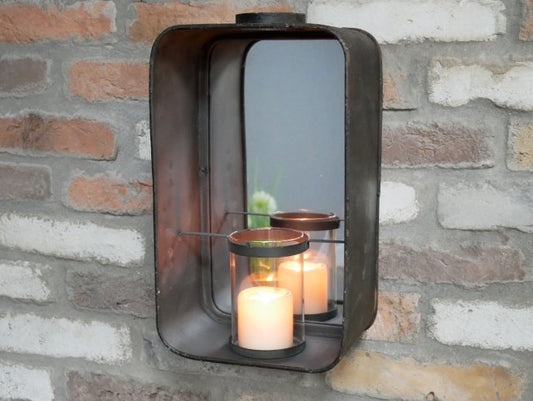 Mirror & Candle Holder