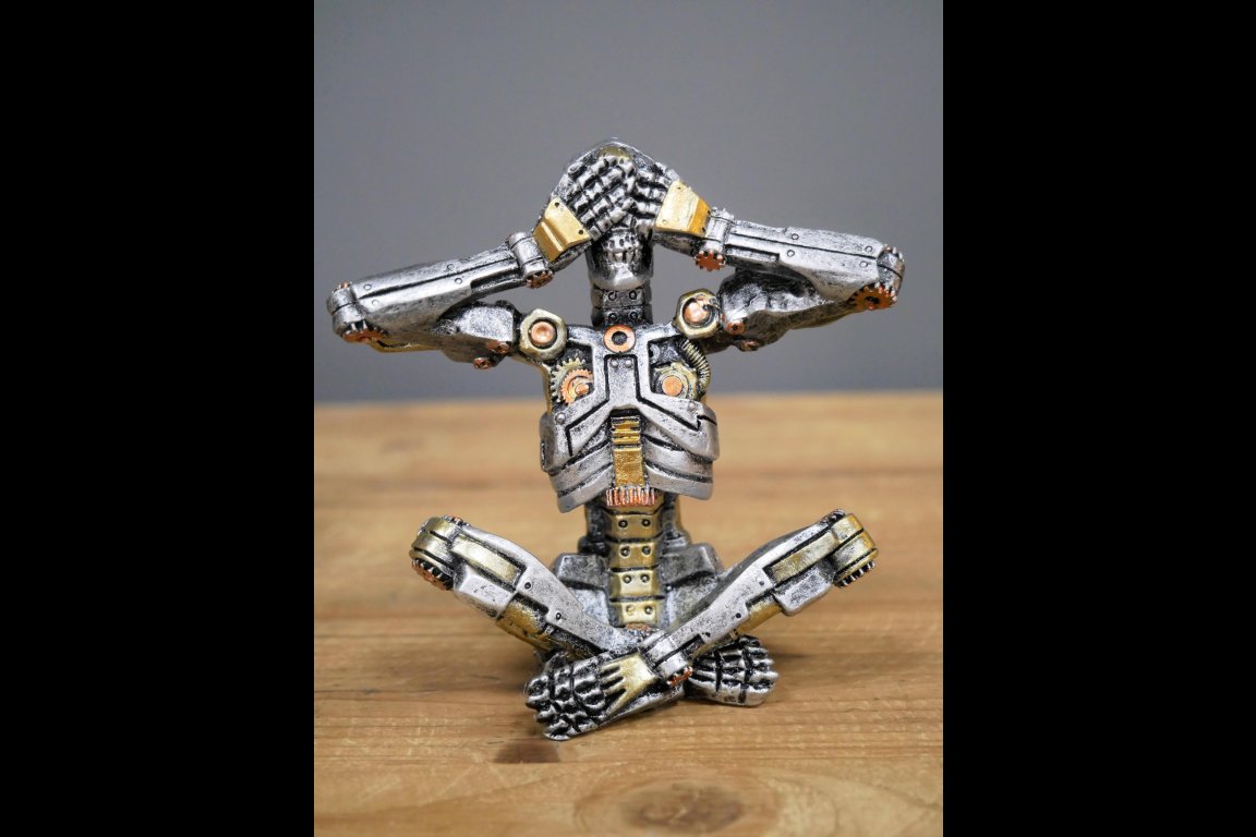 Set Of 3 Steampunk Skeletons