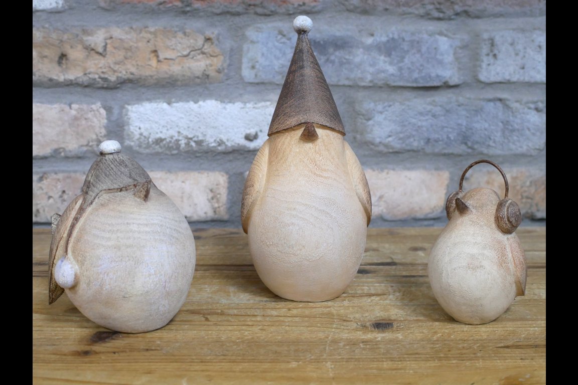 Set Of 3 Winter Birds