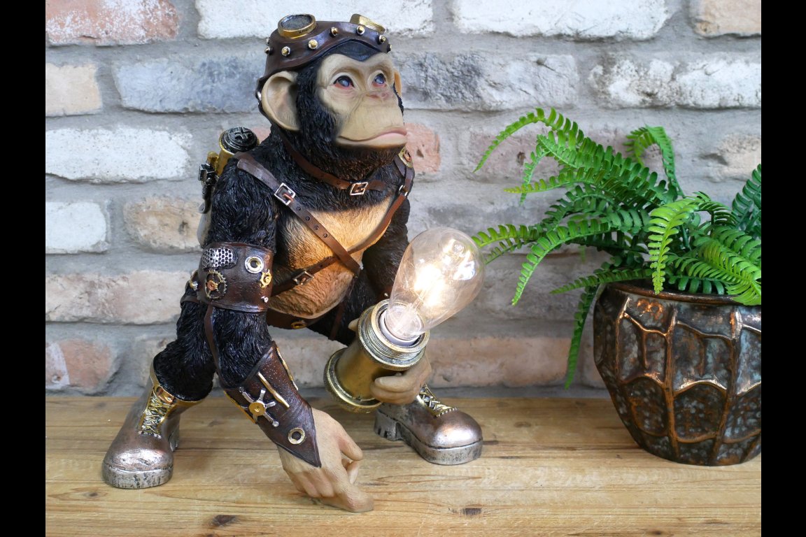 Steampunk Monkey Light