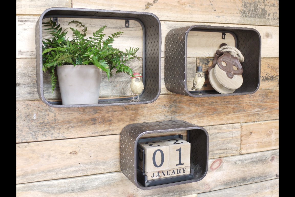 Set of 3 Wall Shelves