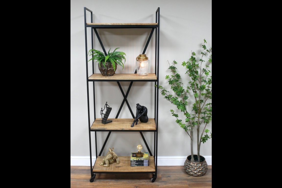 Industrial Shelves on Wheels