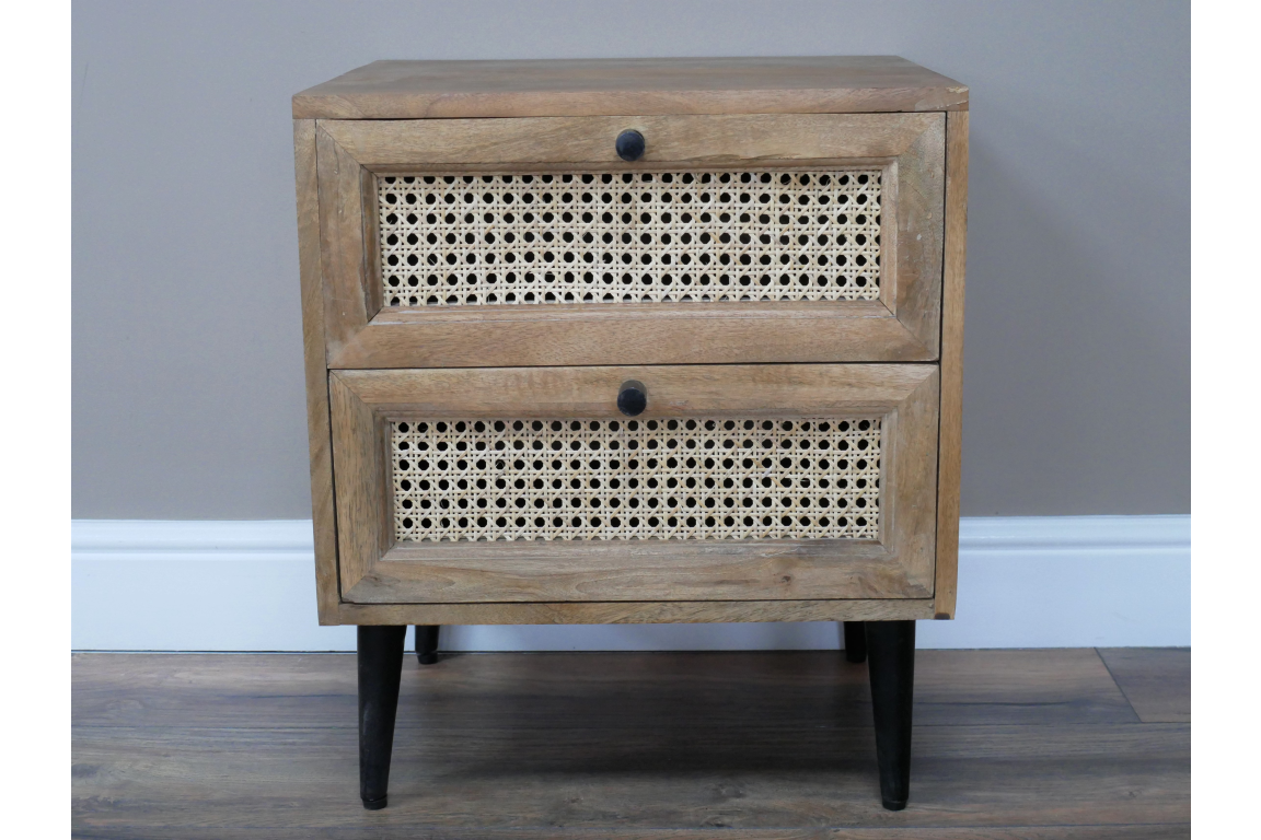 Rattan Bedside Cabinet