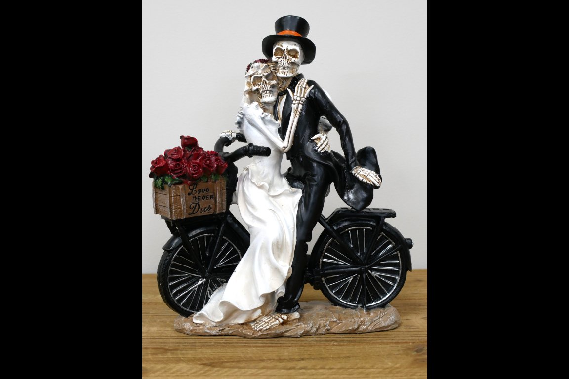Skeletons On Bike