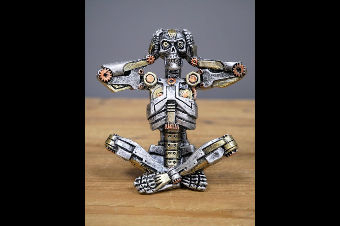 Set Of 3 Steampunk Skeletons