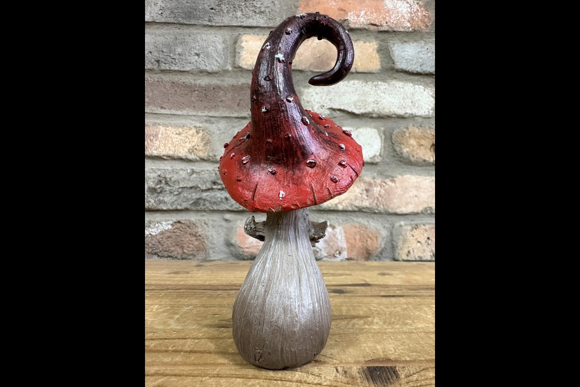 Set Of Four Mushroom People