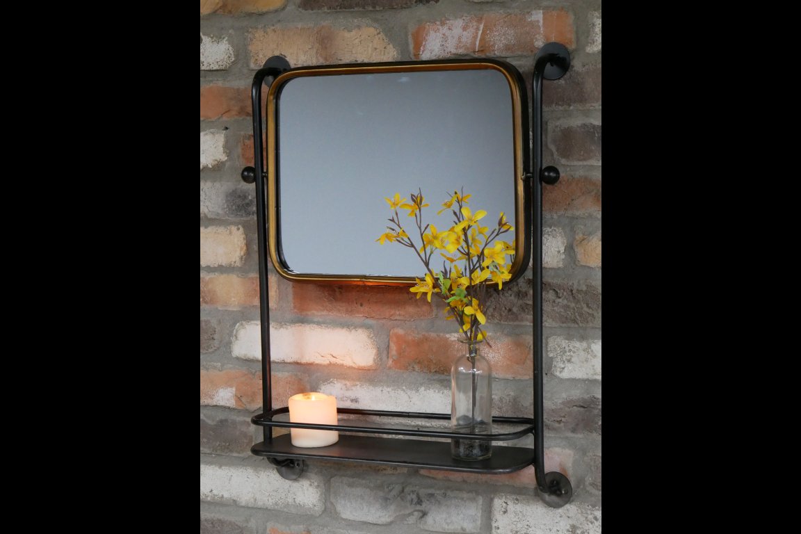 Mirror With Shelf