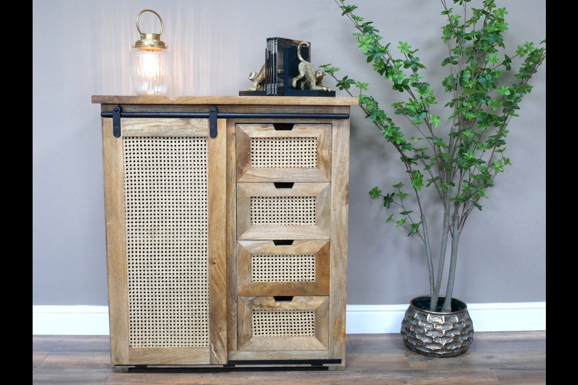 Rattan Storage Cabinet