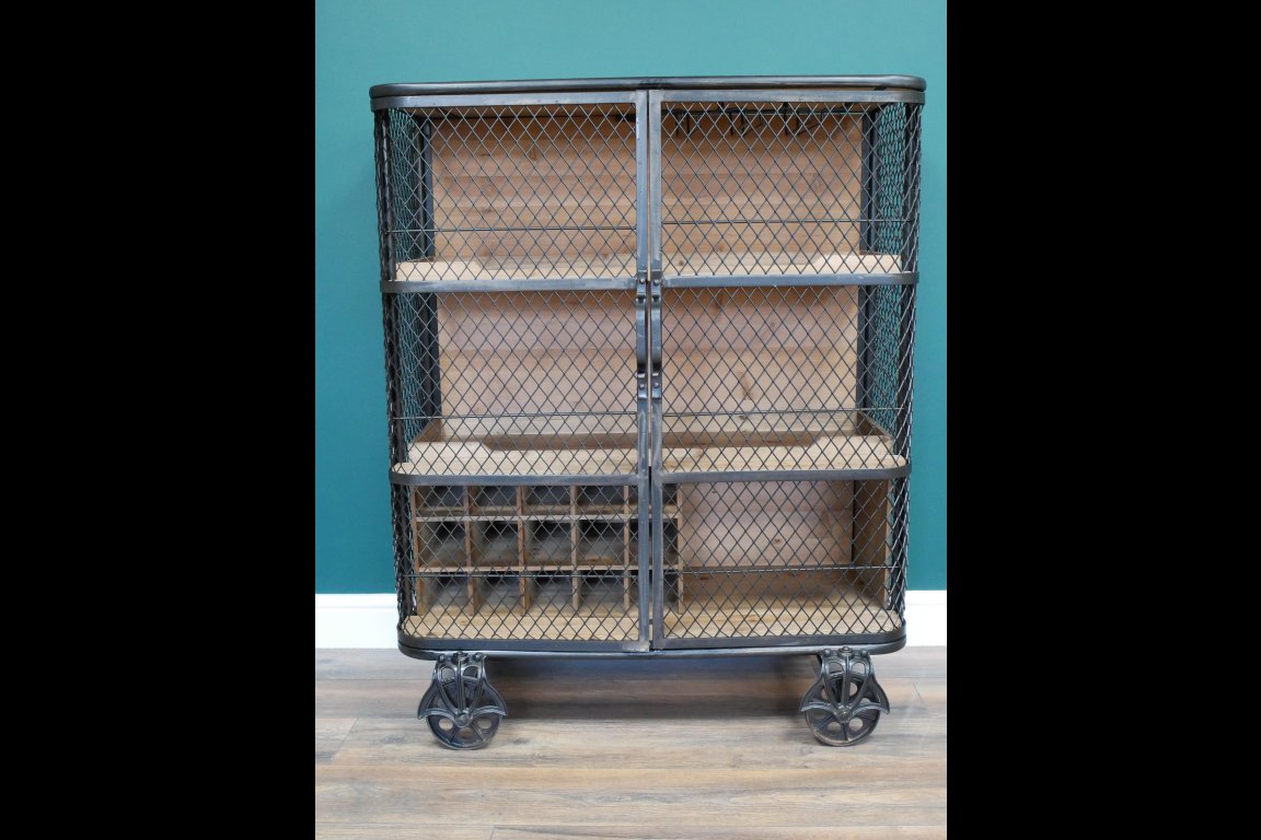 Industrial Bar Cabinet
