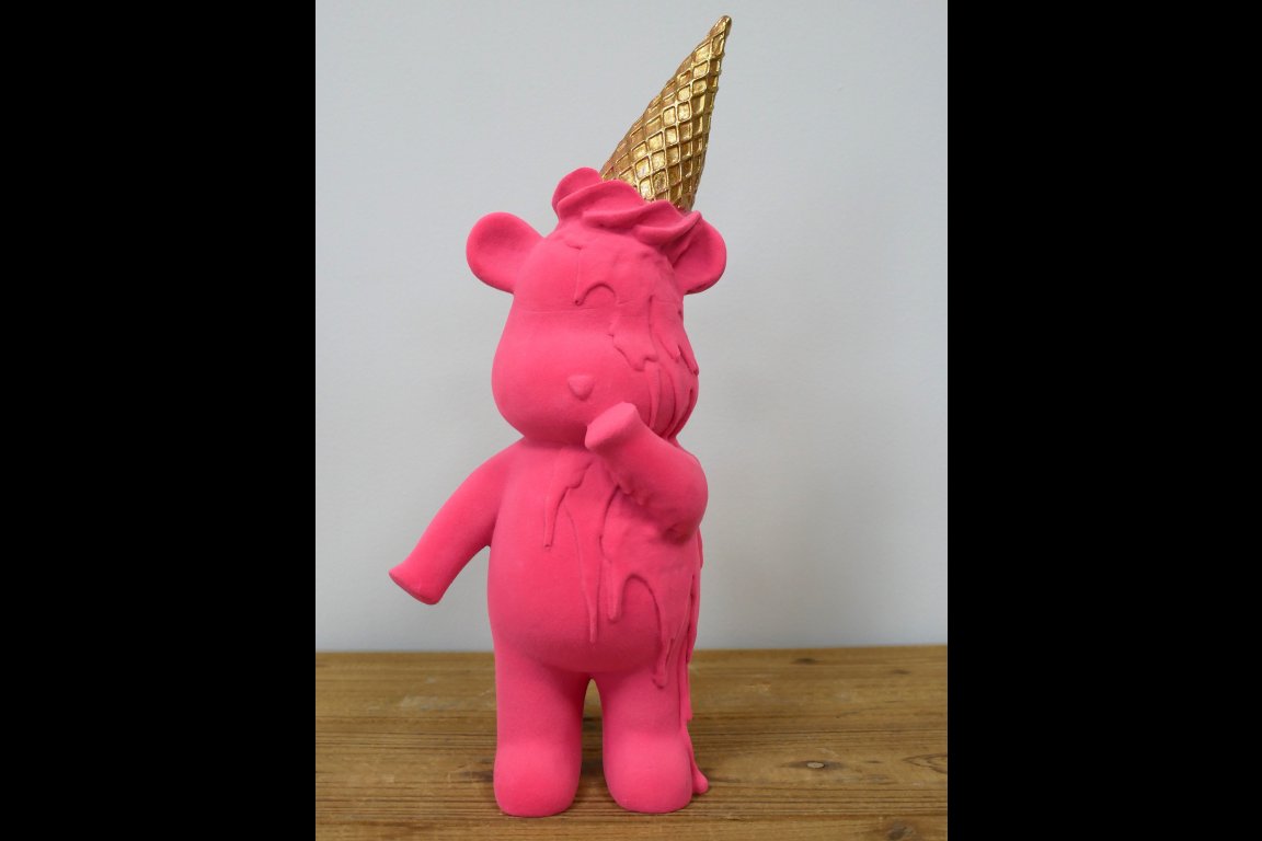 Bear With Ice Cream On Head