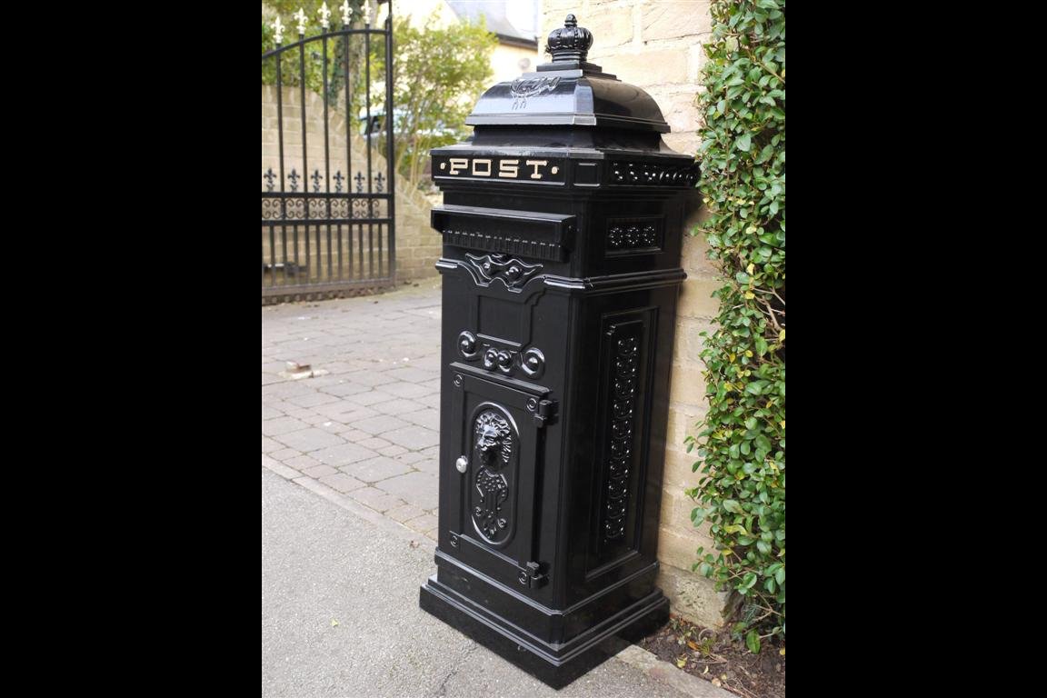 Aluminium Mail Box Black