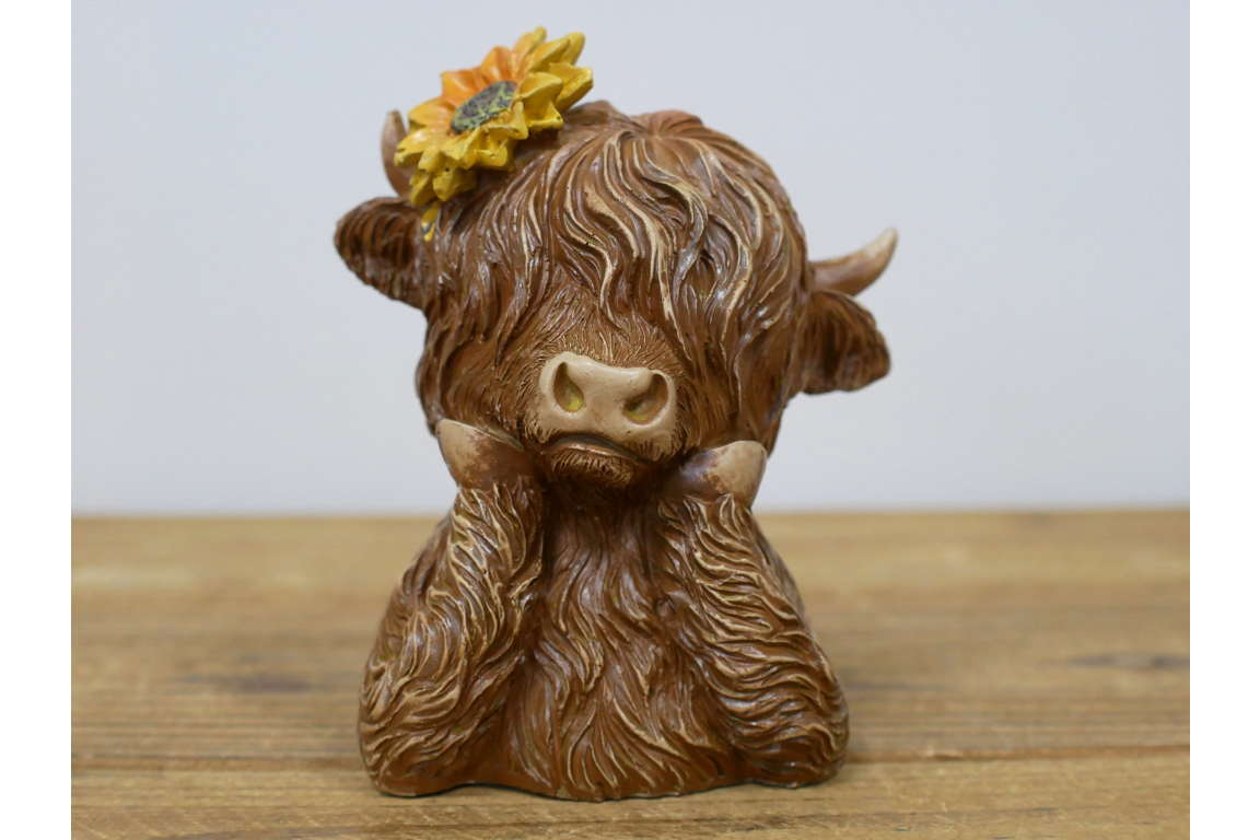 Highland Cow Bust