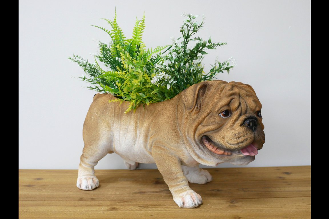 Bulldog Planter