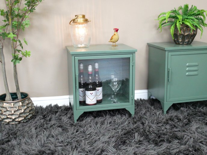 Industrial Bedside Cabinet