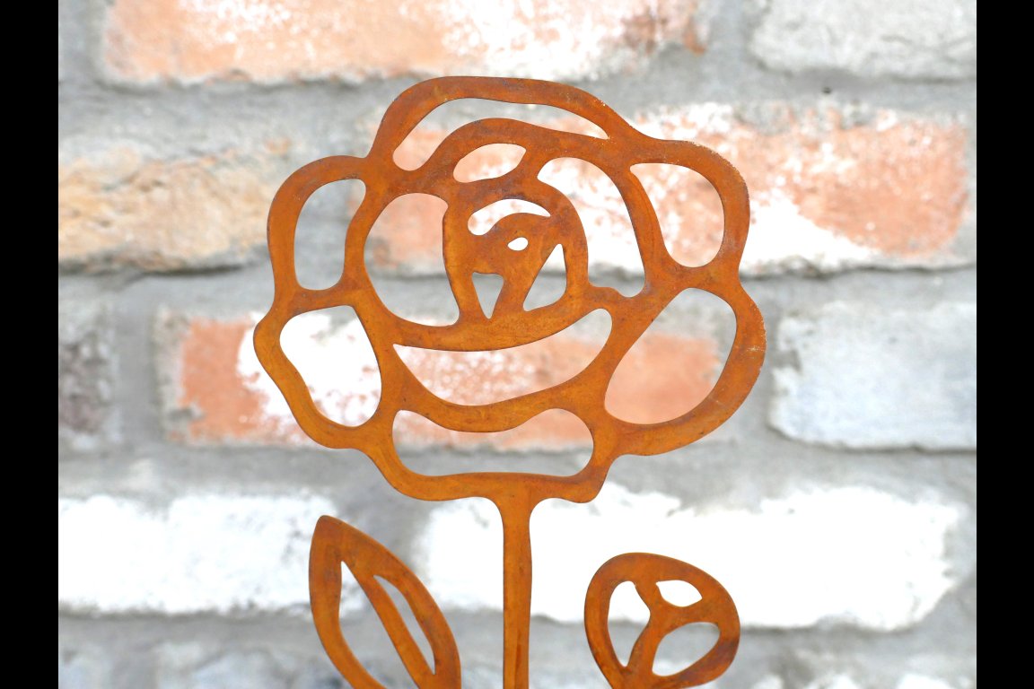 Rusty Flower Stake