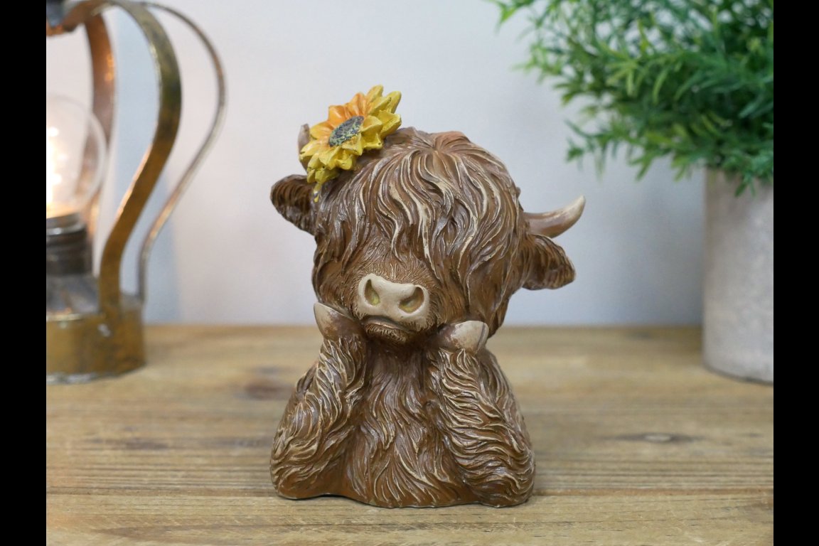 Highland Cow Bust