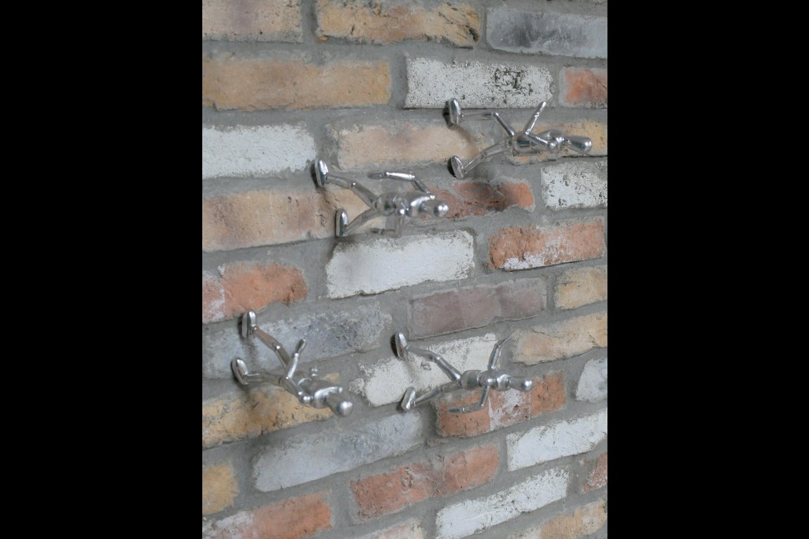 Set Of 4 Walking Up The Wall Men