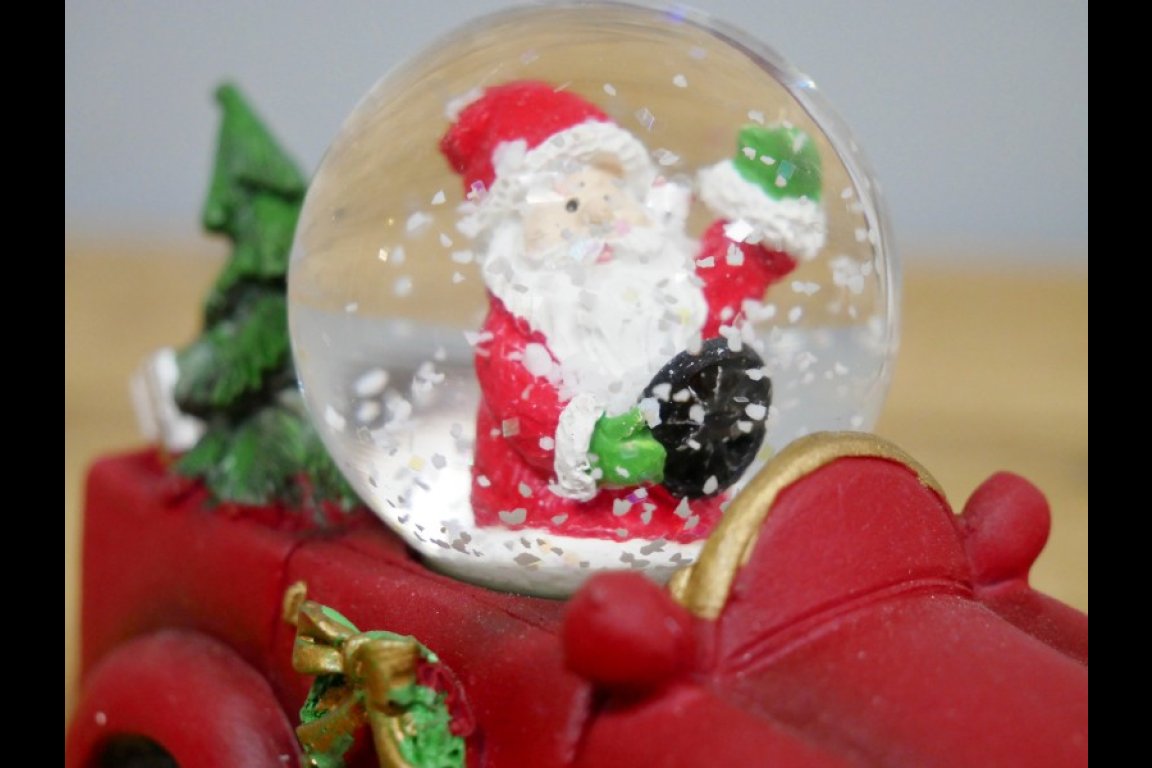 Santa Snow Globe