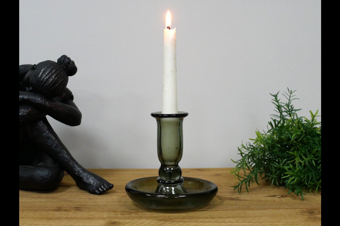Glass Candle Holder