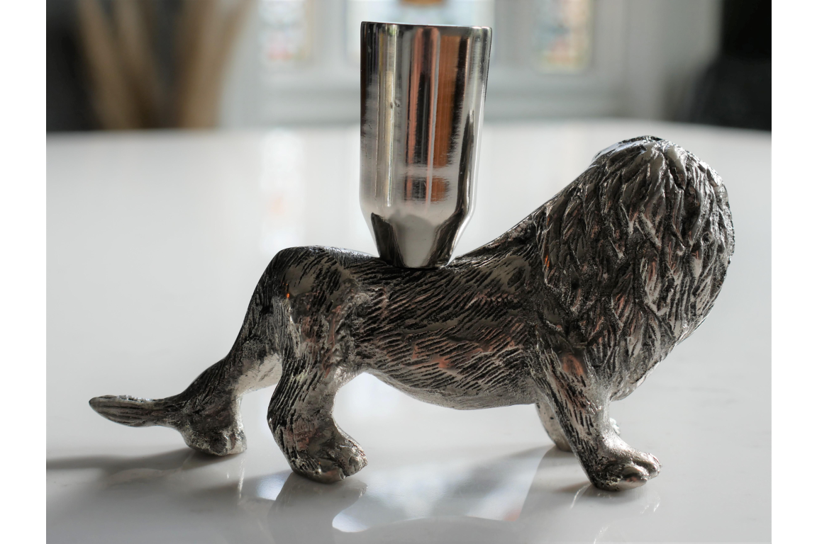 Lion Candle Holder