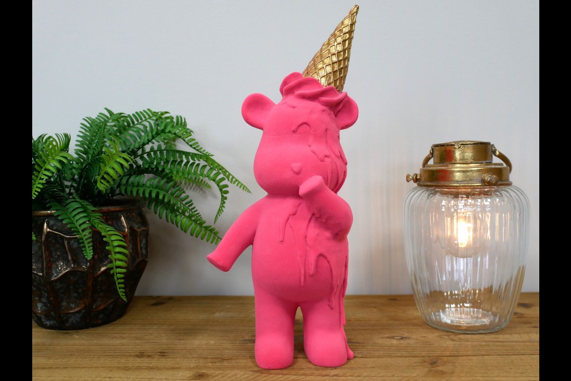 Bear With Ice Cream On Head
